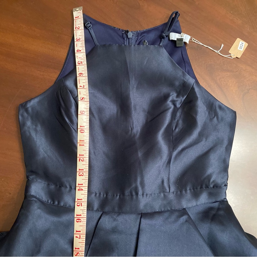 Lulu's Navy High-Low Dress - Picture 9 of 9